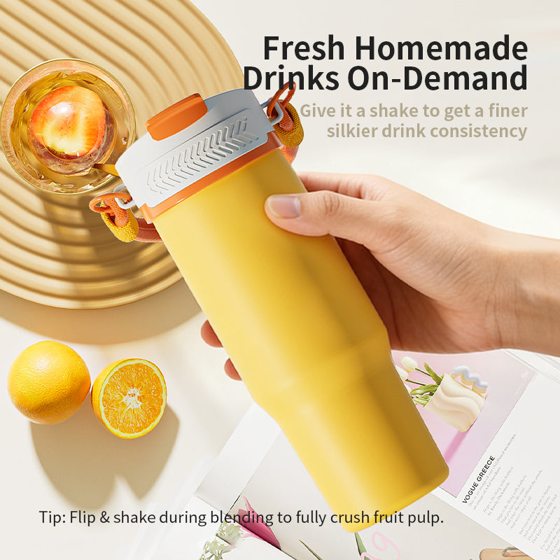 Portable Stainless Steel Smoothie Blender Cup