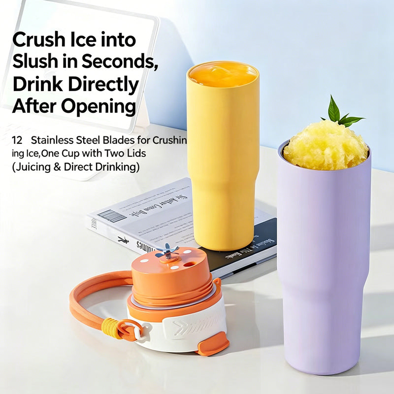 Portable Stainless Steel Smoothie Blender Cup