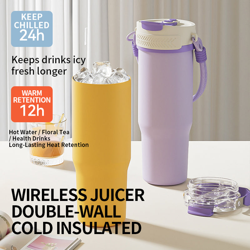 Portable Stainless Steel Smoothie Blender Cup