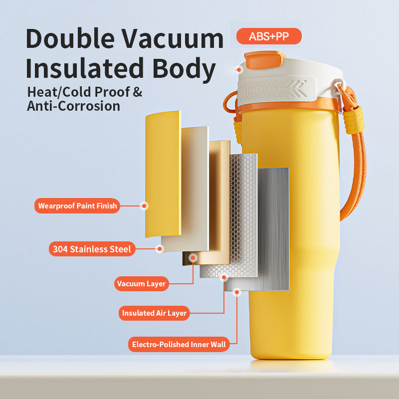 Portable Stainless Steel Smoothie Blender Cup