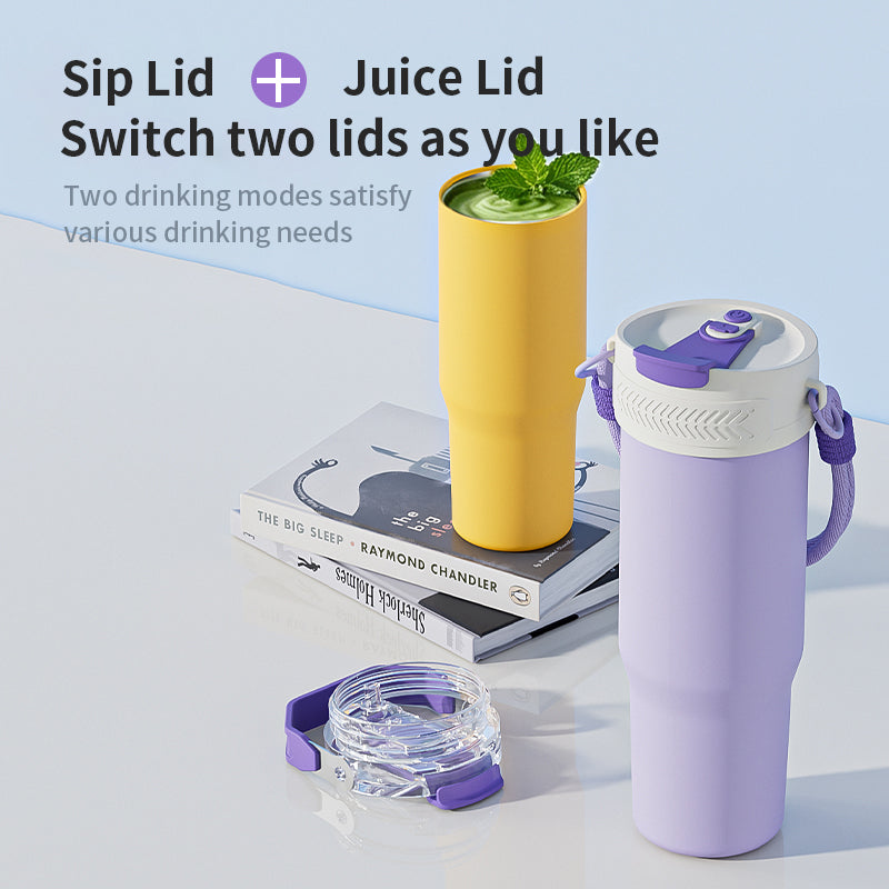 Portable Stainless Steel Smoothie Blender Cup